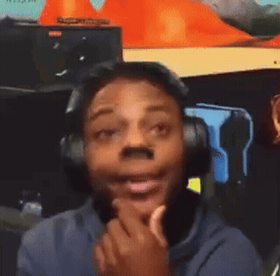 Man In Headphones Making Funny Face GIF
