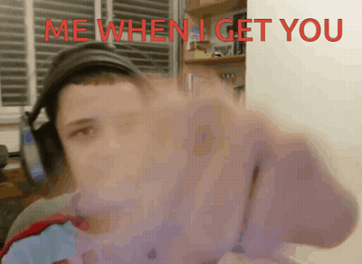 Man In Headphones Pointing Me When I Get You GIF