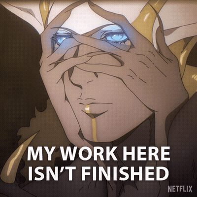 Man In Headphones Saying I'm Not Done Yet GIF
