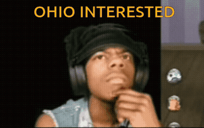 Man In Headphones Saying Ohio Interested GIF