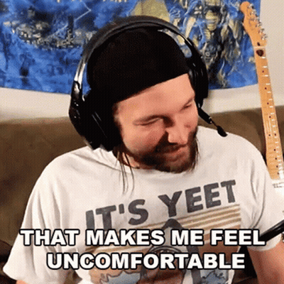 Man In Headphones Saying Yeet GIF