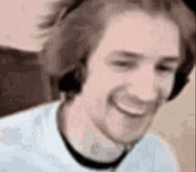 Man In Headphones Smiling Blurry Photo GIF