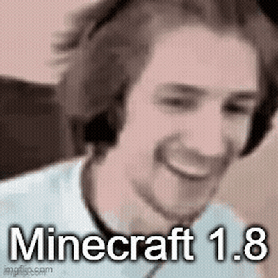 Man In Headphones Smiling In Minecraft GIF
