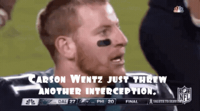 Man In Headphones Smiling Watching Vikings Vs Eagles GIF