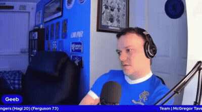 Man In Headphones Talks Into Microphone Geeb GIF