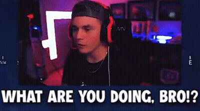 Man In Headphones What Are You Doing Bro GIF