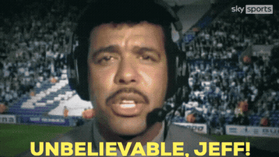 Man In Headset Saying Unbelievable Jeff In Front Of Crowd GIF