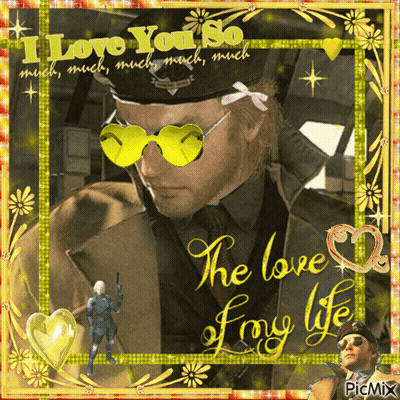 Man In Heart Sunglasses I Love You So Much GIF