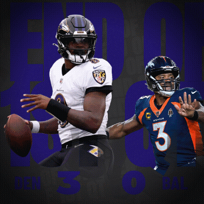 Man In Helmet And Broncos Jersey GIF