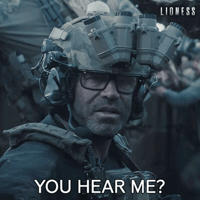 Man In Helmet And Glasses Asking You Hear Me GIF