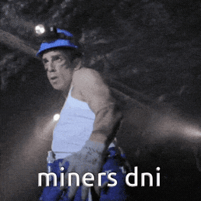 Man In Helmet And Gloves Miners DNI GIF