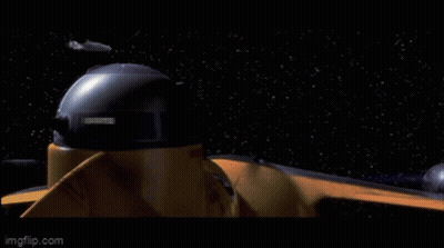 Man In Helmet And Goggles In Dark Room GIF