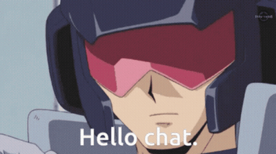 Man in Helmet and Goggles Saying Hello Chat