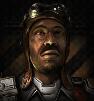 Man In Helmet And Goggles With Letter S GIF