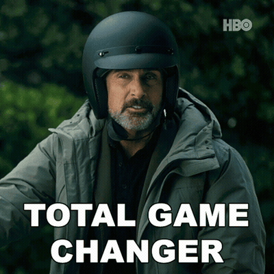 Man In Helmet And Jacket Saying Total Game Changer GIF