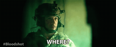 Man In Helmet Asking Where GIF