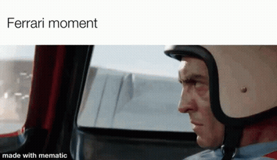 Man In Helmet Driving Car GIF