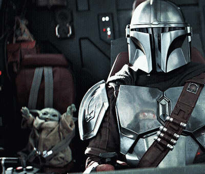 Man In Helmet Next To Baby GIF