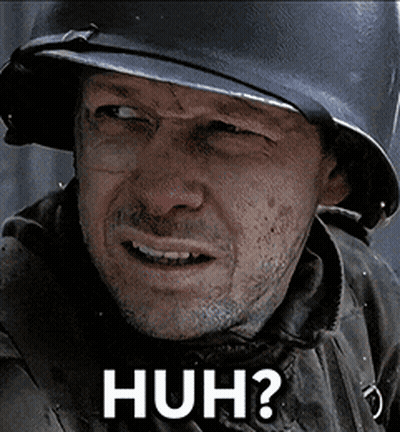 Man In Helmet Saying Huh GIF
