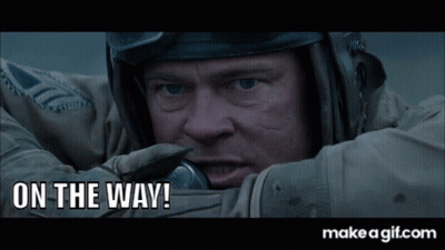 Man In Helmet Saying On The Way GIF