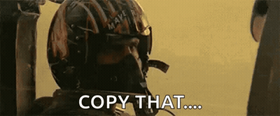 Man In Helmet Says Copy That GIF