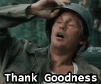 Man In Helmet Sleeping Thank Goodness GIF