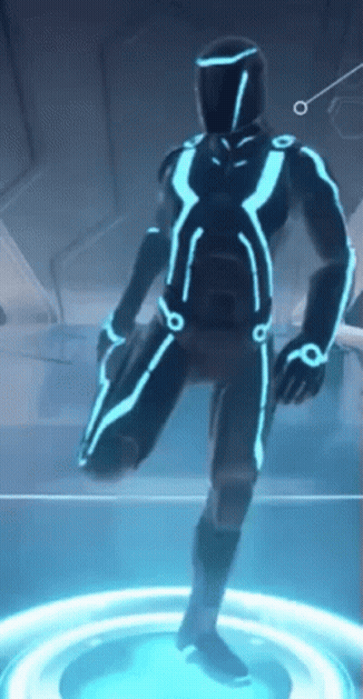 Man In Helmet With Red Stripe GIF