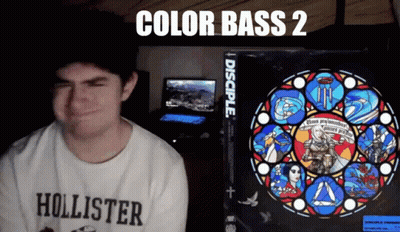 Man In Hollister Shirt Sitting At Laptop GIF