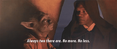 Man In Hooded Cloak Talks To Yoda GIF