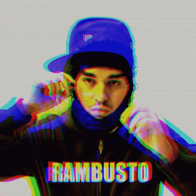 Man In Hooded Jacket And Hat With Rambusto GIF