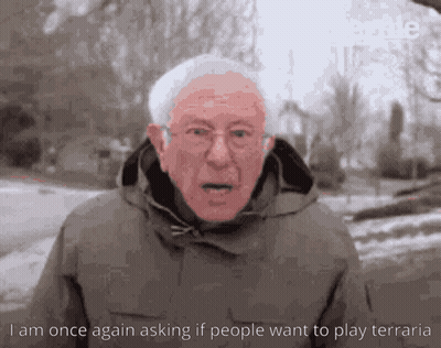 Man in Hooded Jacket Asking to Play Terraria
