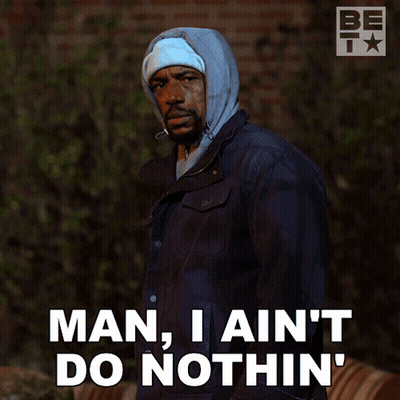 Man In Hooded Jacket Says I Ain't Do Nothin GIF