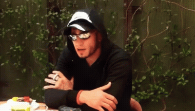 Man In Hooded Jacket Sunglasses I'm Talking Brotha GIF