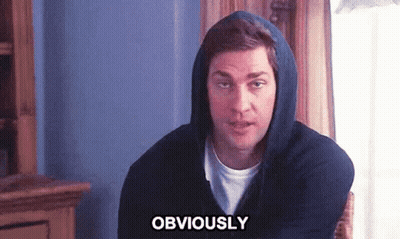 Man In Hooded Sweatshirt Says Obviously GIF