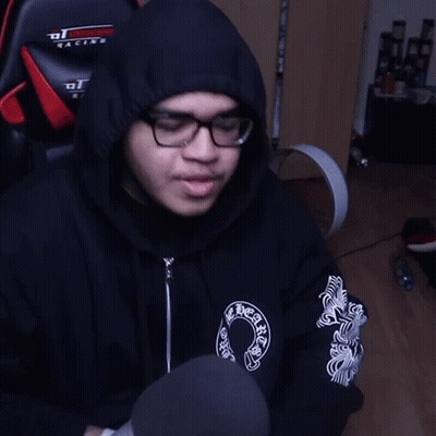 Man In Hoodie And Glasses Saying What's Up Guys GIF