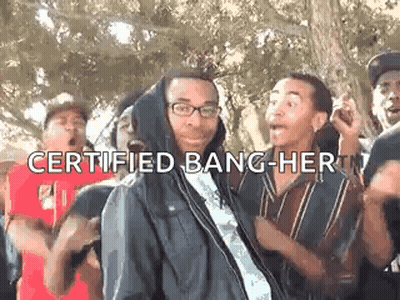 Man In Hoodie Dancing With Young Men GIF
