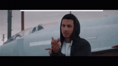Man In Hoodie Giving Middle Finger GIF