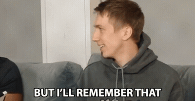 Man In Hoodie Saying But I'll Remember That GIF