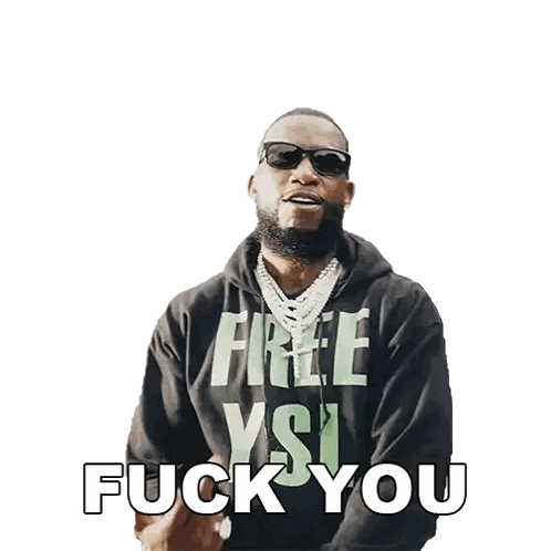 Man In Hoodie Saying Free Ys1 Sticker