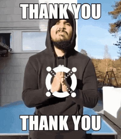 Man In Hoodie Saying Thank You GIF