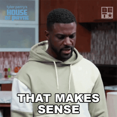 Man In Hoodie Saying That Makes Sense GIF