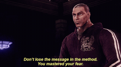 Man In Hoodie Says Don't Lose The Message In The Method You Mastered Your Fear GIF