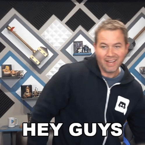 Man In Hoodie Says Hey Guys GIF