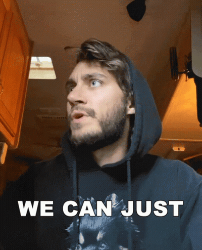 Man In Hoodie Says We Can Just GIF