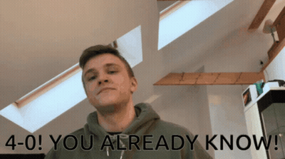 Man In Hoodie With 4-0-0 You Already Know Behind Him GIF