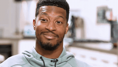Man In Hoodie With Letter H GIF