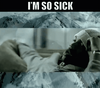 Man In Hospital Bed Saying I'm So Sick GIF