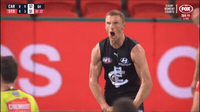 Man In Hyundai Jersey In Front Of Scoreboard GIF