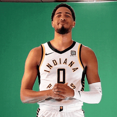 Man In Indiana Jersey Number 0 GIF