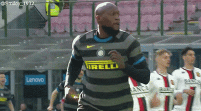 Man In Irelli Jersey Running On Soccer Field GIF